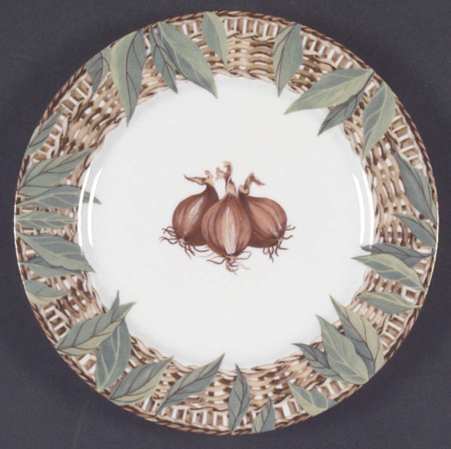 Marche Aux Herbes Dessert/Pie Plate by Laure Japy-1