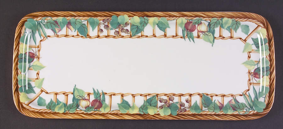 Marche Aux Herbes Oblong Cake Plate by Laure Japy-1