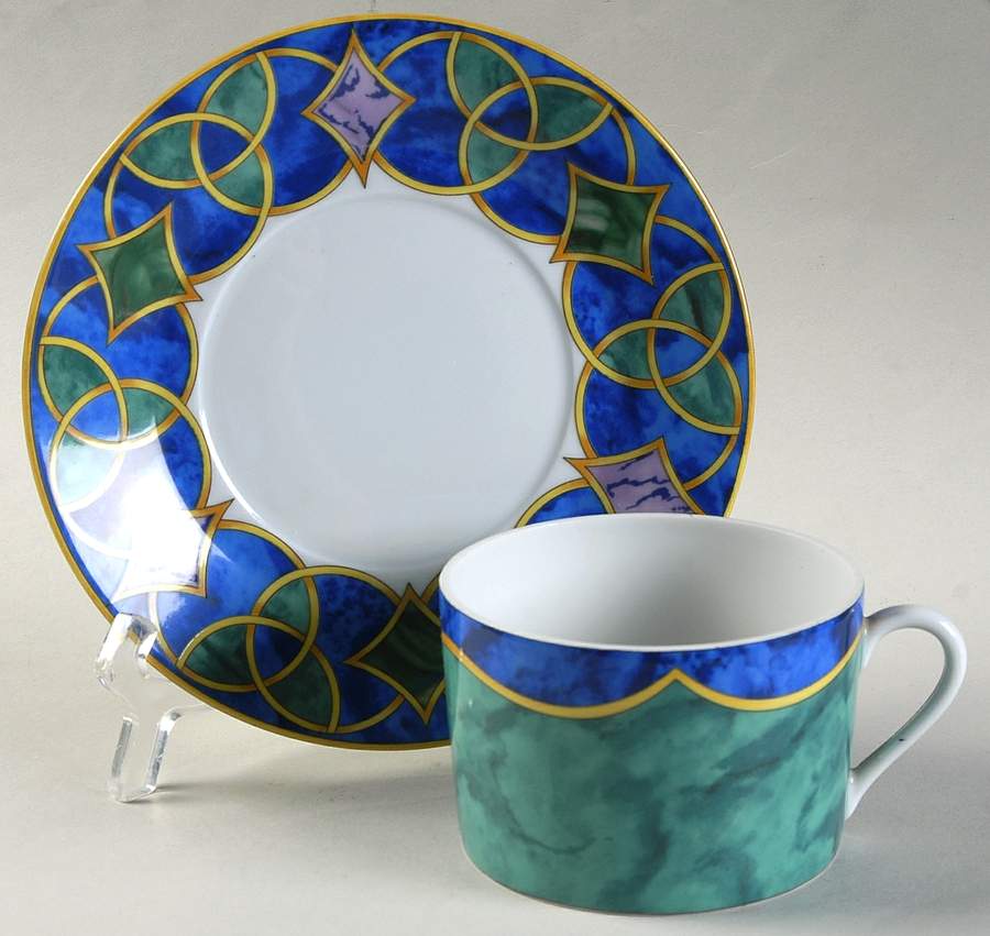 Mille Et Une Nuits Flat Cup & Saucer Set by Laure Japy-1