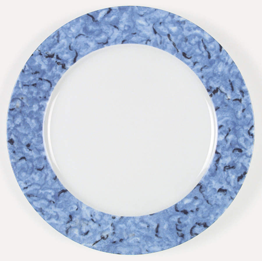 Mouchete Blue Service Plate (Charger) by Laure Japy-1