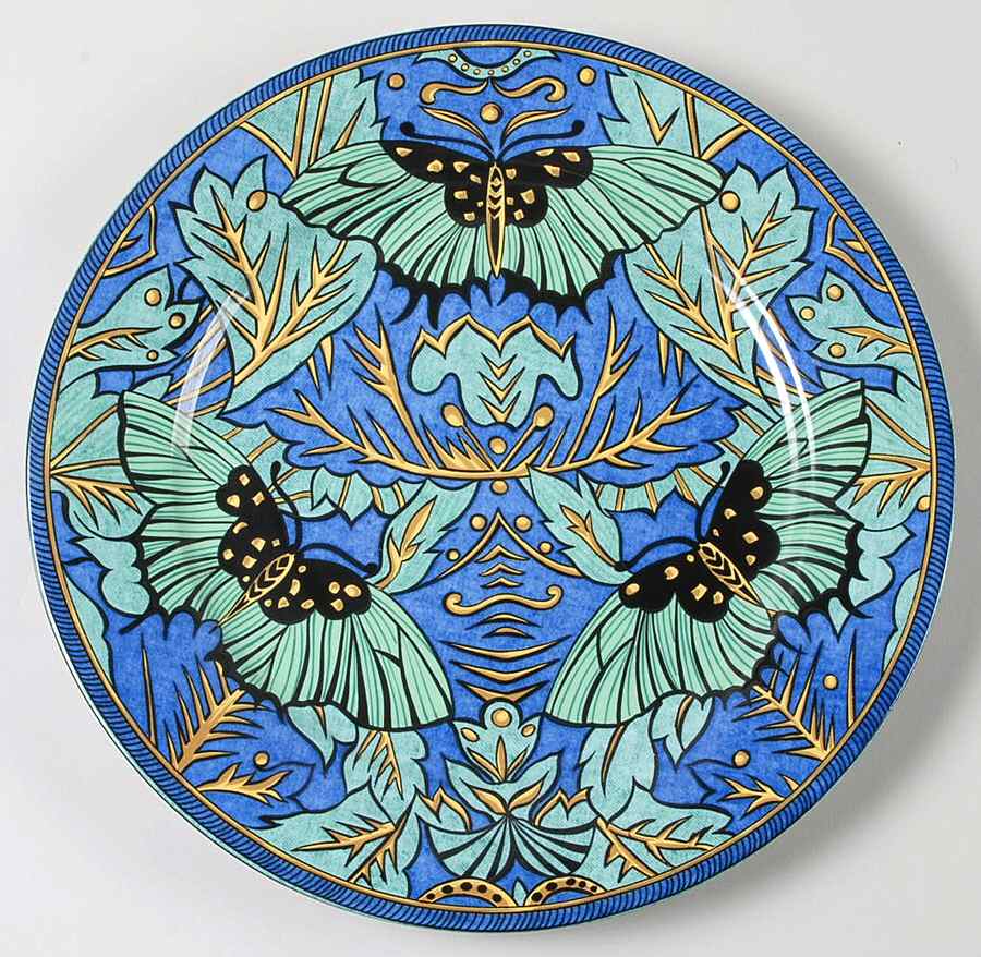 Nocturne Service Plate (Charger) by Laure Japy-1