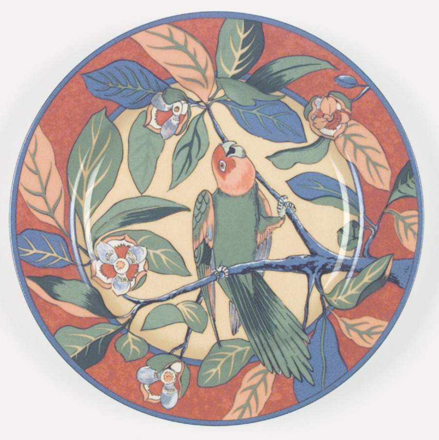 Oiseaux Salad/Dessert Plate by Laure Japy-1