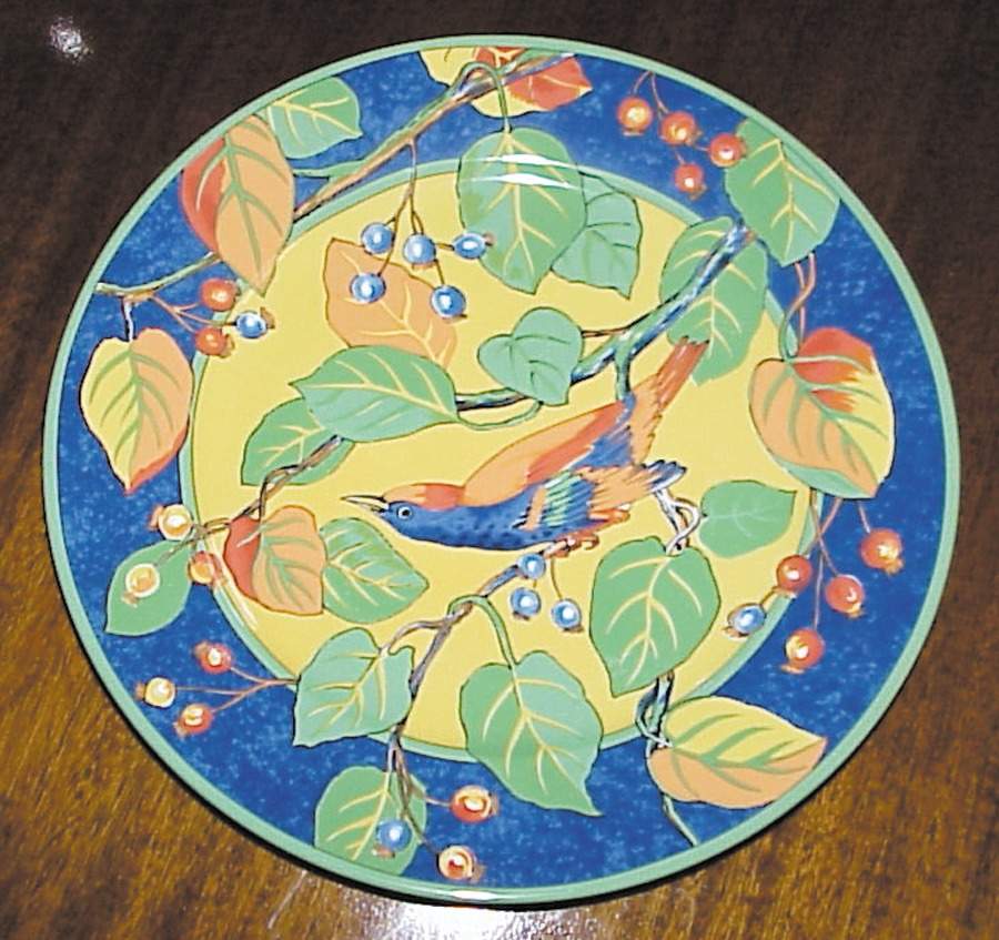 Oiseaux Service Plate (Charger) by Laure Japy-1