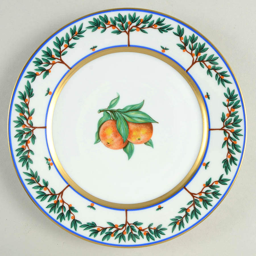 Orangeraie Salad/Dessert Plate by Laure Japy-1