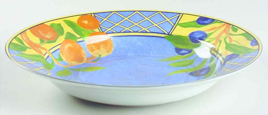 Provence Deep Round Platter by Laure Japy-1