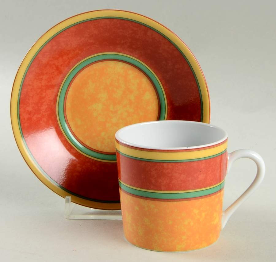 Terra Nova Mocha Cup & Saucer Set by Laure Japy-1