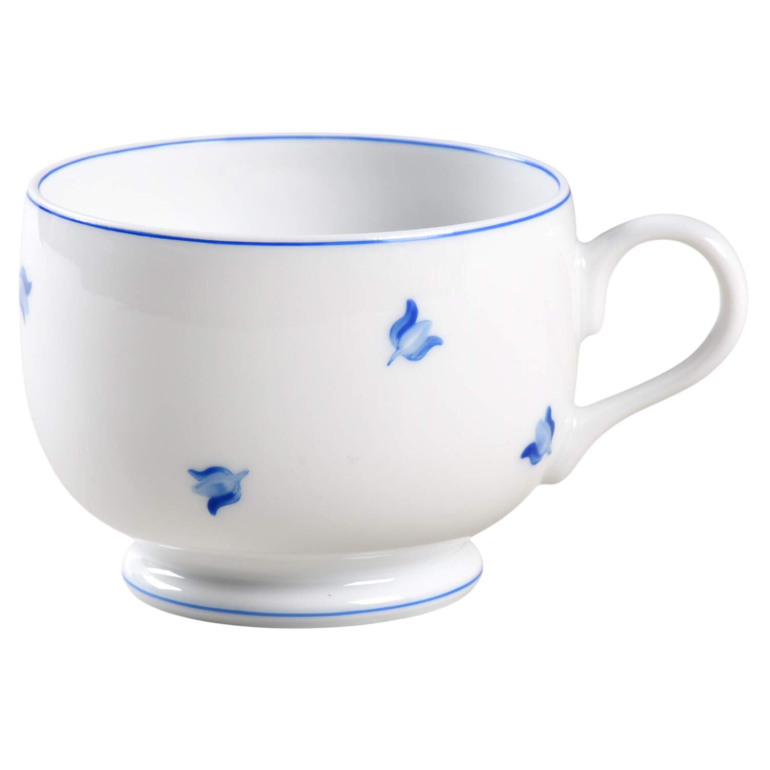 Muguet Blue Footed Cup by Lalique-1