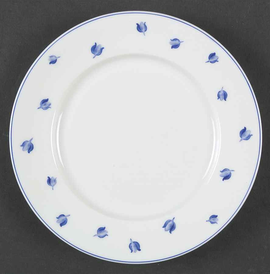 Muguet Blue Bread & Butter Plate by Lalique-1