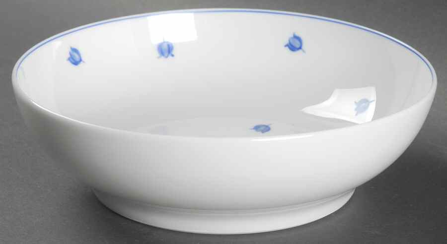 Muguet Blue Soup/Cereal Bowl by Lalique-1