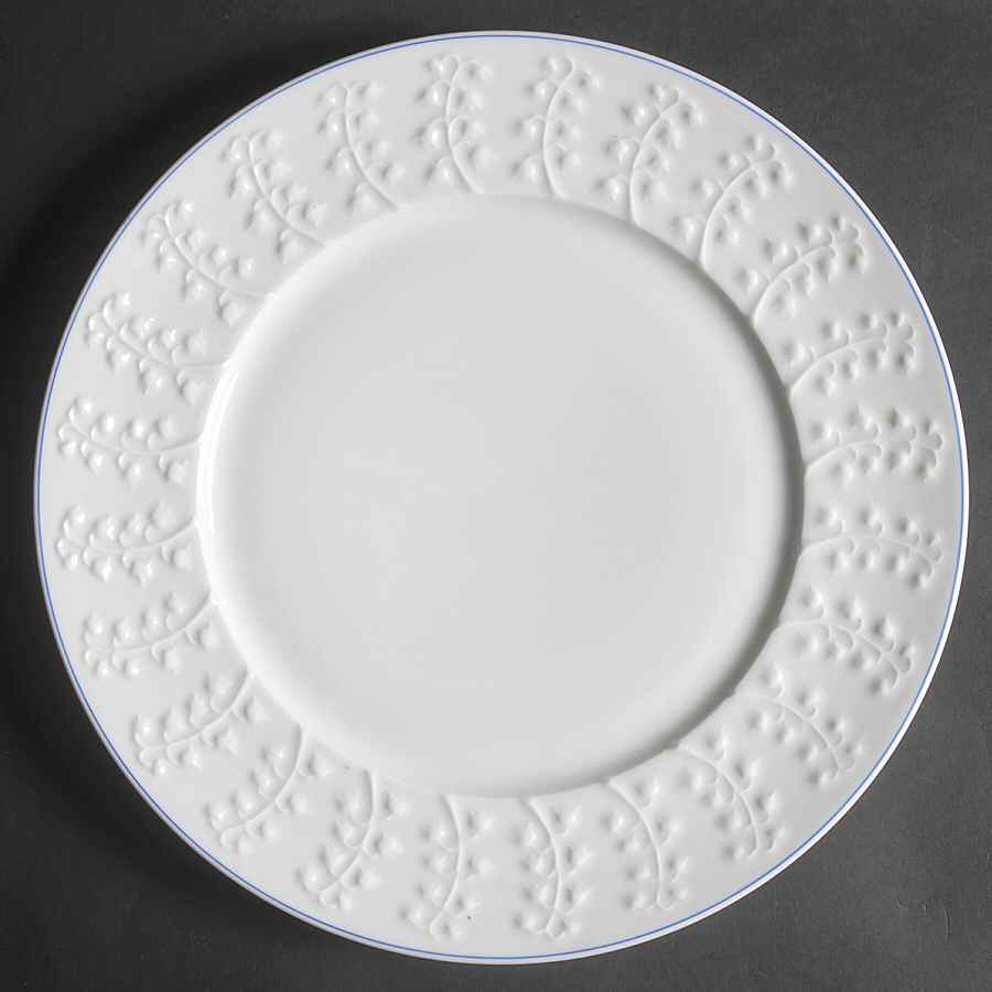 Muguet Blue Service Plate (Charger) by Lalique-1