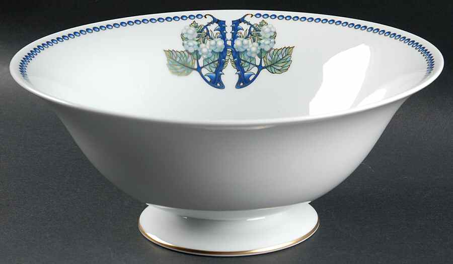 Mures (Blackberry) 11" Large Salad Serving Bowl by Lalique-1