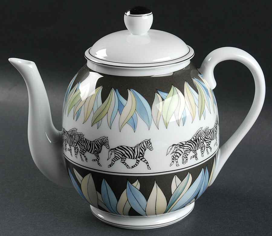 Savane Teapot & Lid by Lalique-1
