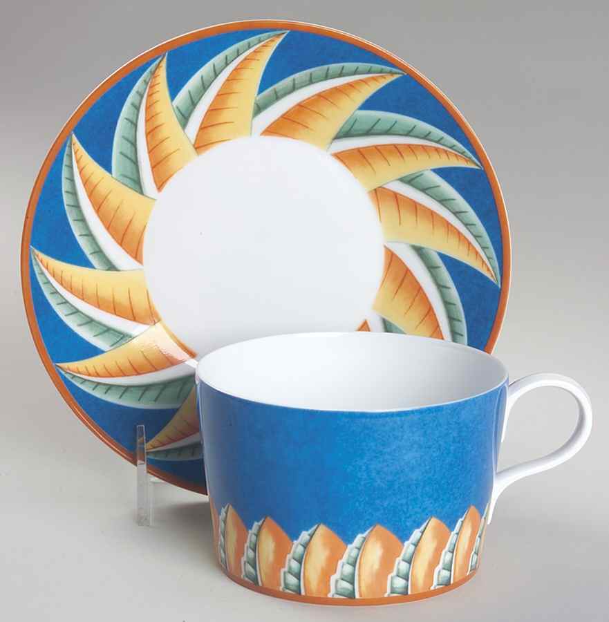 Soleil Breakfast Cup & Saucer Set by Lalique-1