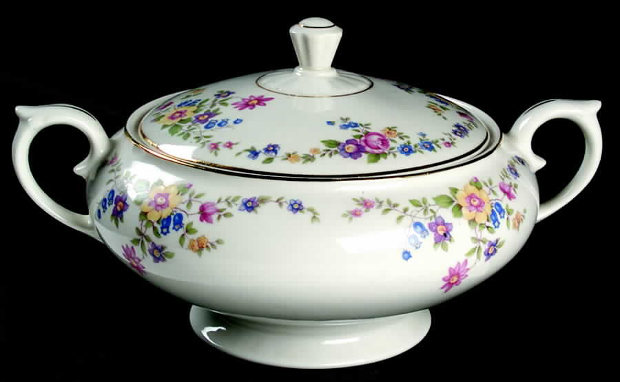 Annabelle Round Covered Vegetable by Lamberton-1