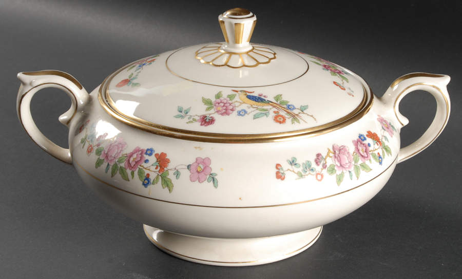 Audubon Round Covered Vegetable by Lamberton-1