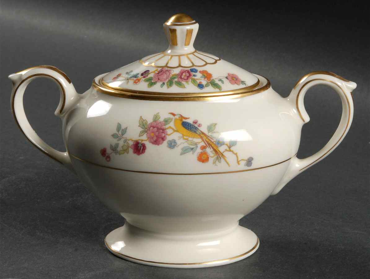 Audubon Sugar Bowl & Lid by Lamberton-1