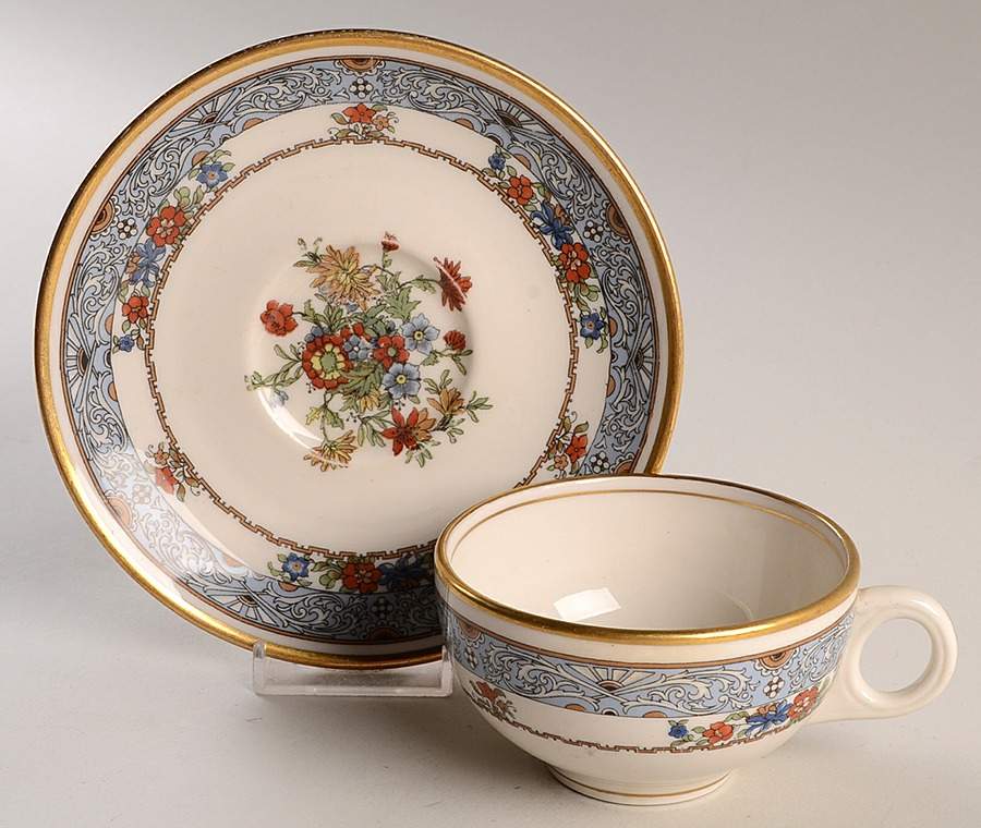 The Barclay Flat Cup & Saucer Set by Lamberton-1