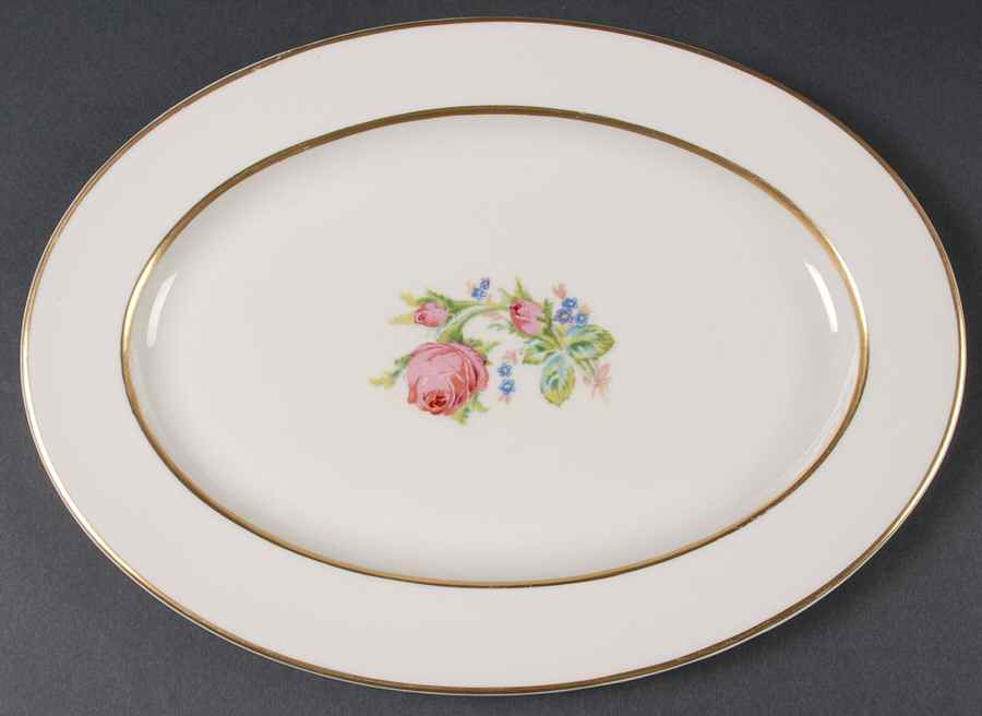 Betty Lou 12" Oval Serving Platter by Lamberton-1