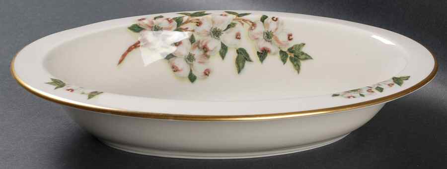 Dogwood 10" Oval Vegetable Bowl by Lamberton-1