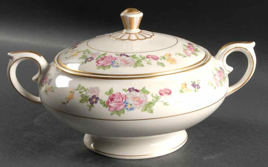 Dolly Madison Round Covered Vegetable by Lamberton-1