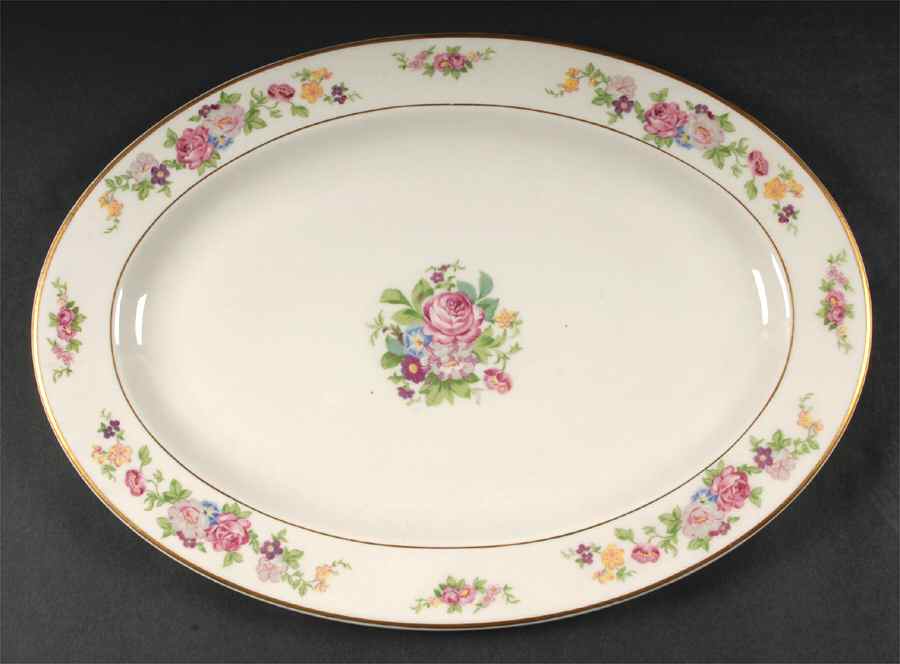 Dolly Madison 16" Oval Serving Platter by Lamberton-1