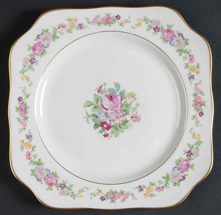 Dolly Madison Square Salad Plate by Lamberton-1