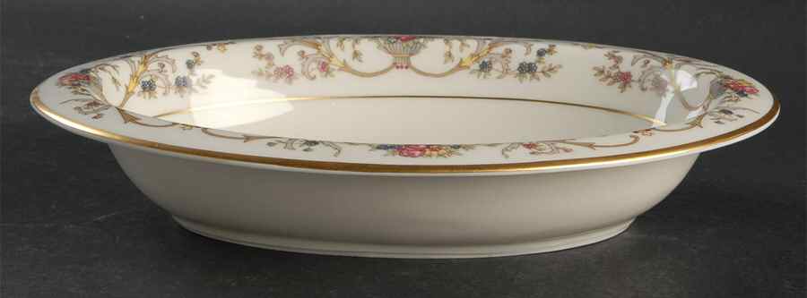Dorothea 10" Oval Vegetable Bowl by Lamberton-1