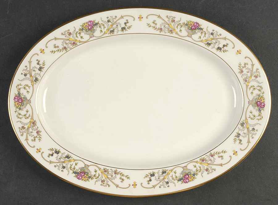 Dorothea 12" Oval Serving Platter by Lamberton-1