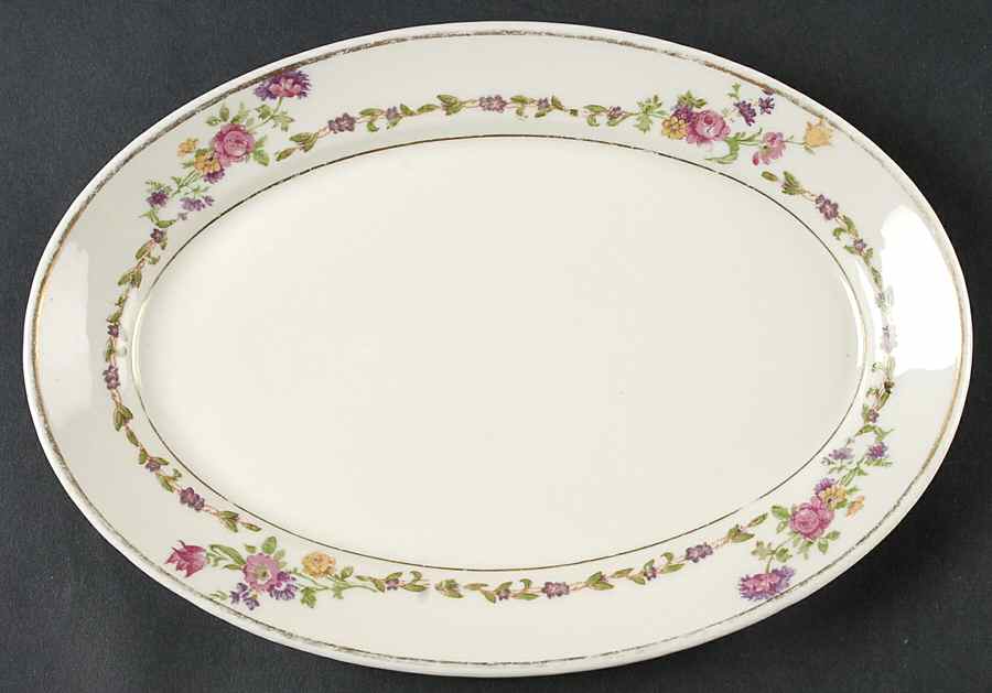 Doris 10" Oval Serving Platter by Lamberton-1