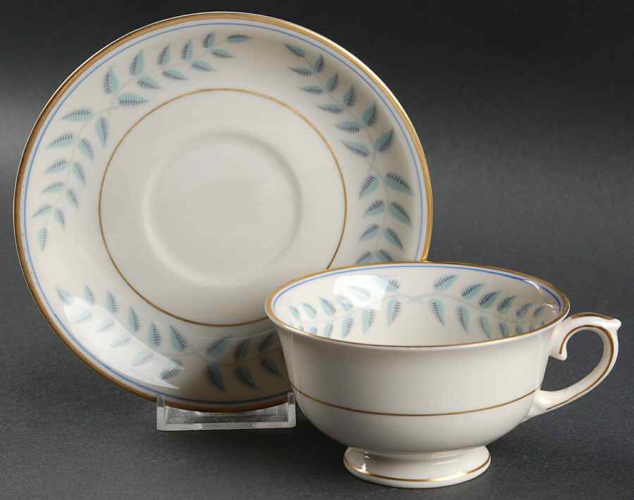 Empire Footed Cup & Saucer Set by Lamberton-1
