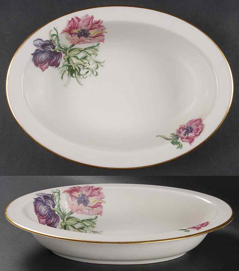 Field Lily 10" Oval Vegetable Bowl by Lamberton-1