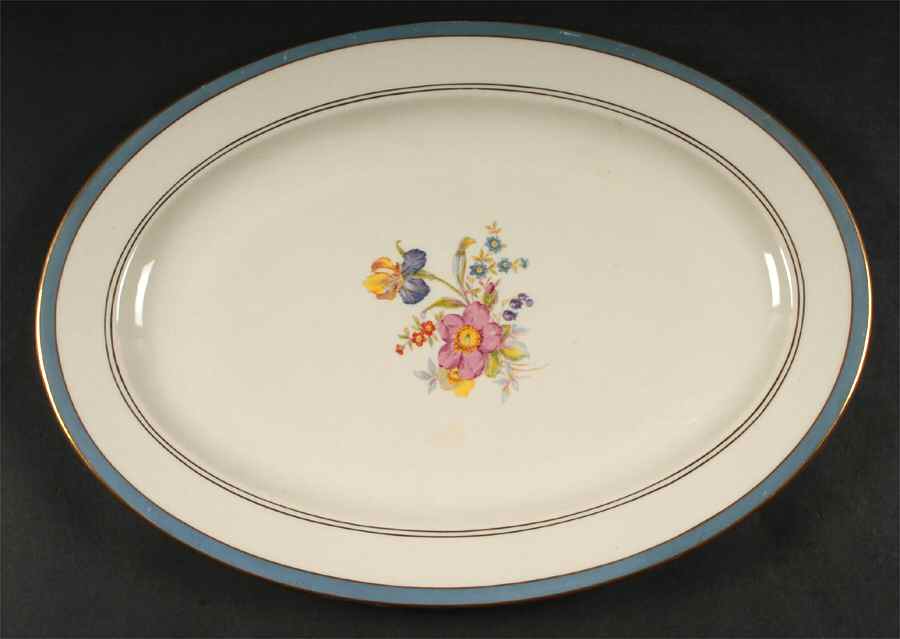 Hawthorne 16" Oval Serving Platter by Lamberton-1