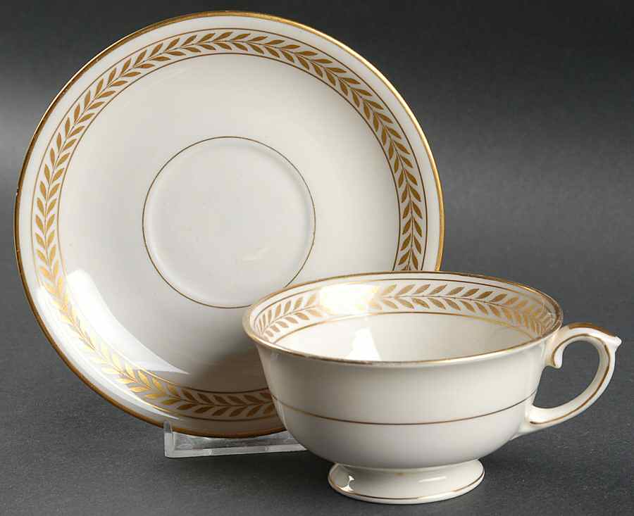 Josephine Footed Cup & Saucer Set by Lamberton-1