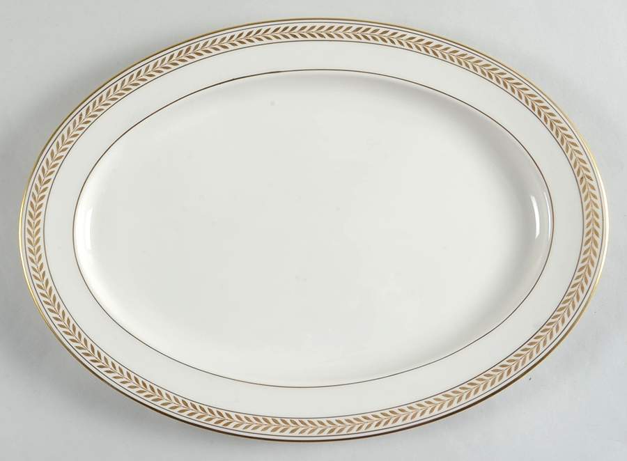 Josephine 14" Oval Serving Platter by Lamberton-1