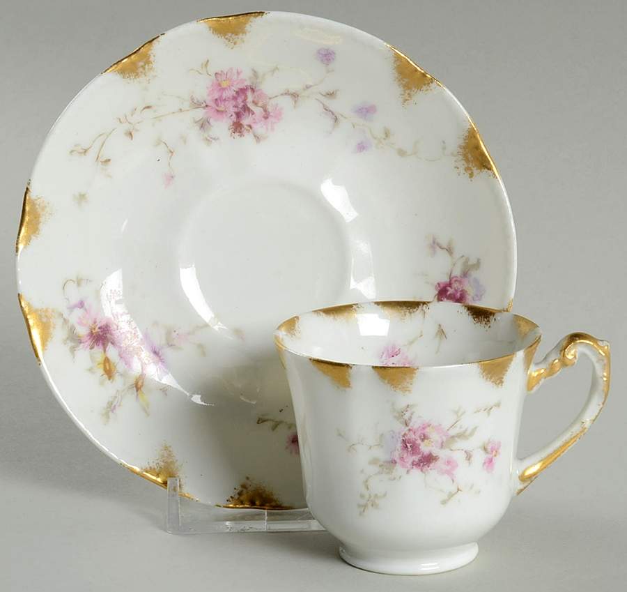 SCE75 Footed Demitasse Cup & Saucer Set by Scammell-1