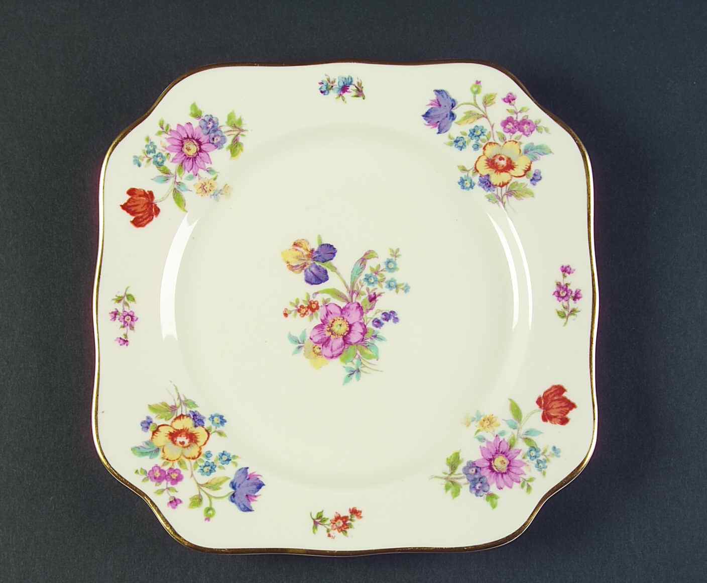 Linda Lee Square Salad Plate by Lamberton-1