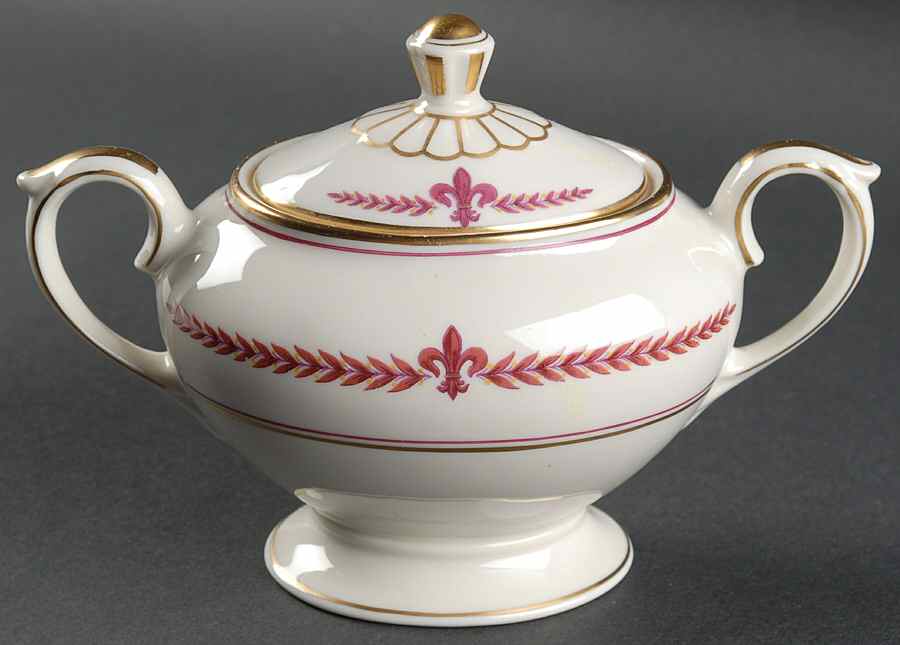 Marie Louise Sugar Bowl & Lid by Lamberton-1
