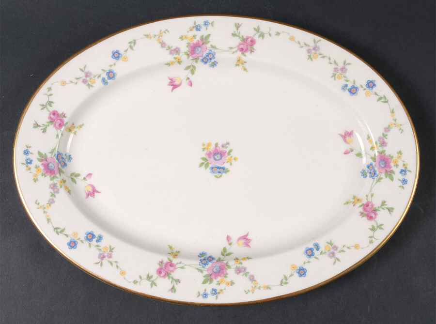 Marianna 12" Oval Serving Platter by Lamberton-1