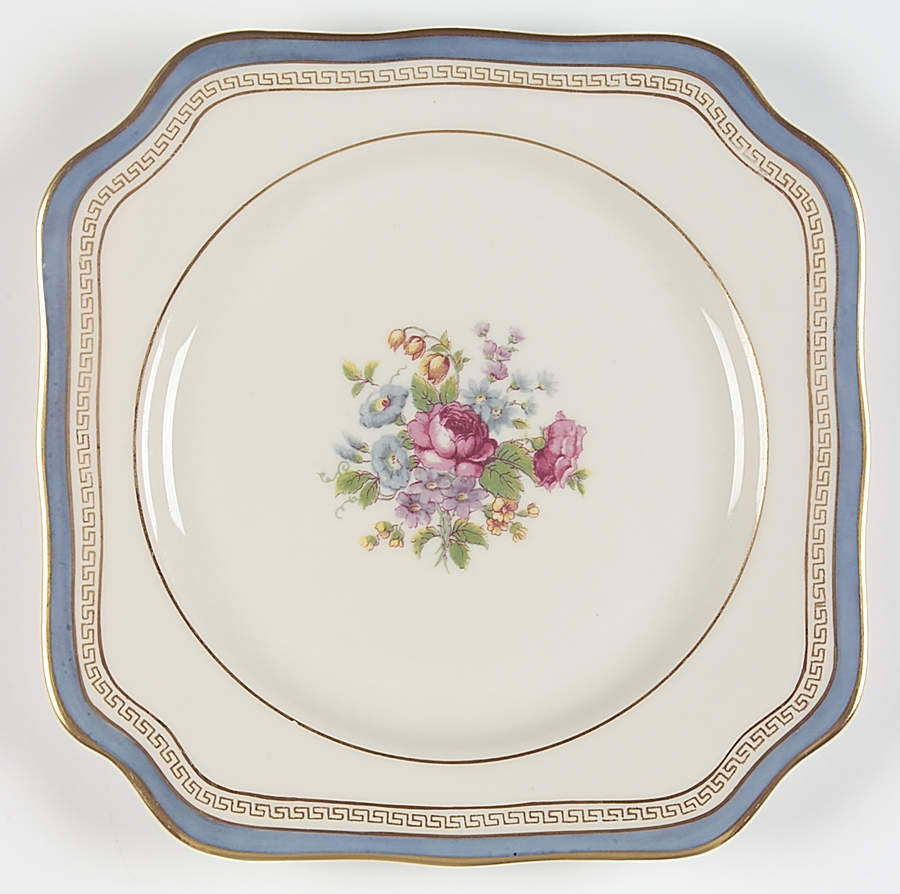 Martha Washington Square Salad Plate by Lamberton-1
