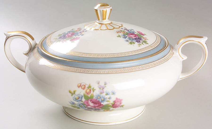Martha Washington Round Covered Vegetable by Lamberton-1
