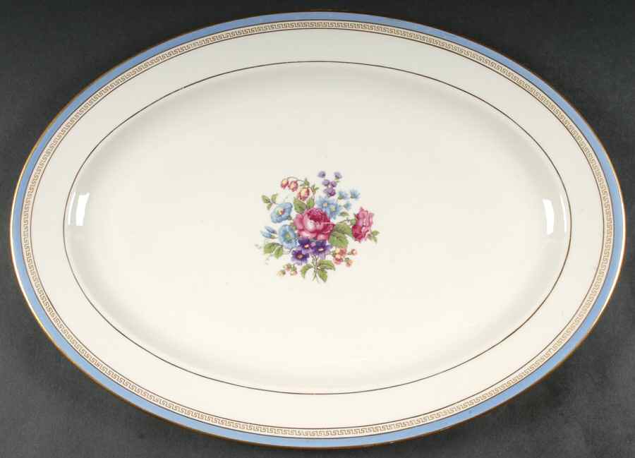 Martha Washington 16" Oval Serving Platter by Lamberton-1