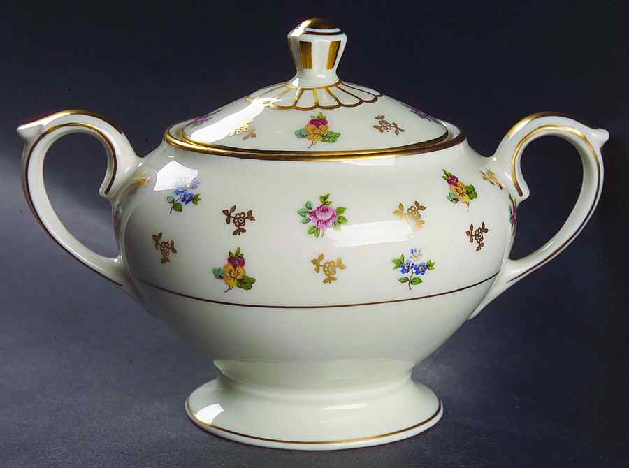 Molly Pitcher Sugar Bowl & Lid by Lamberton-1