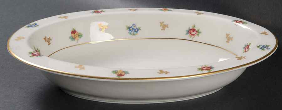 Molly Pitcher 10" Oval Vegetable Bowl by Lamberton-1