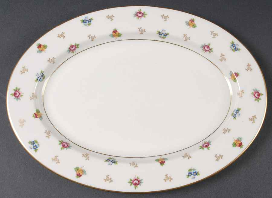 Molly Pitcher 12" Oval Serving Platter by Lamberton-1