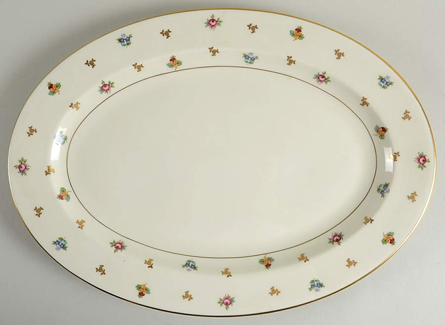 Molly Pitcher 16" Oval Serving Platter by Lamberton-1