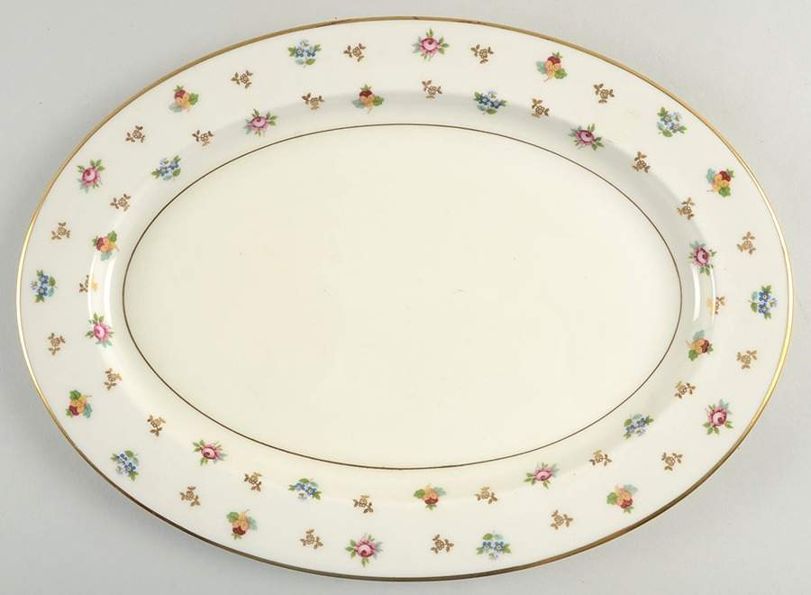 Molly Pitcher 14" Oval Serving Platter by Lamberton-1