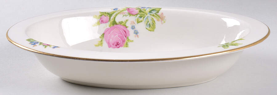 Moss Rose 10" Oval Vegetable Bowl by Lamberton-1
