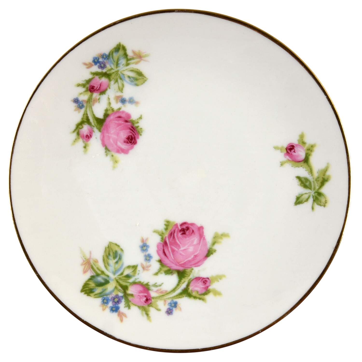 Moss Rose Saucer for Cream Soup Bowl by Lamberton-1