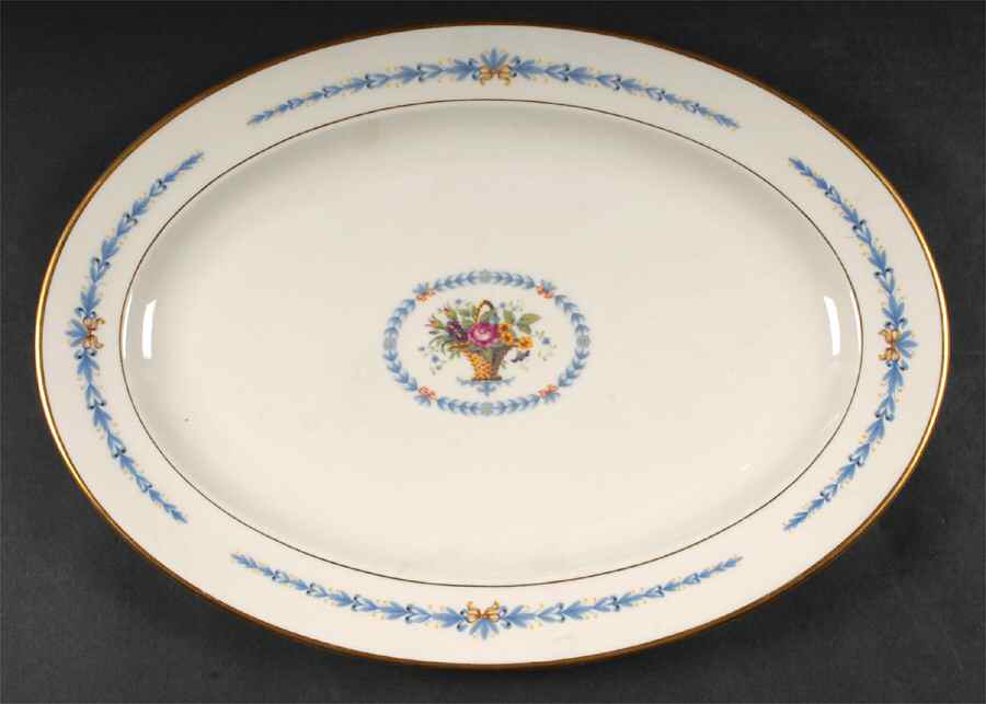 Natalie 16" Oval Serving Platter by Lamberton-1
