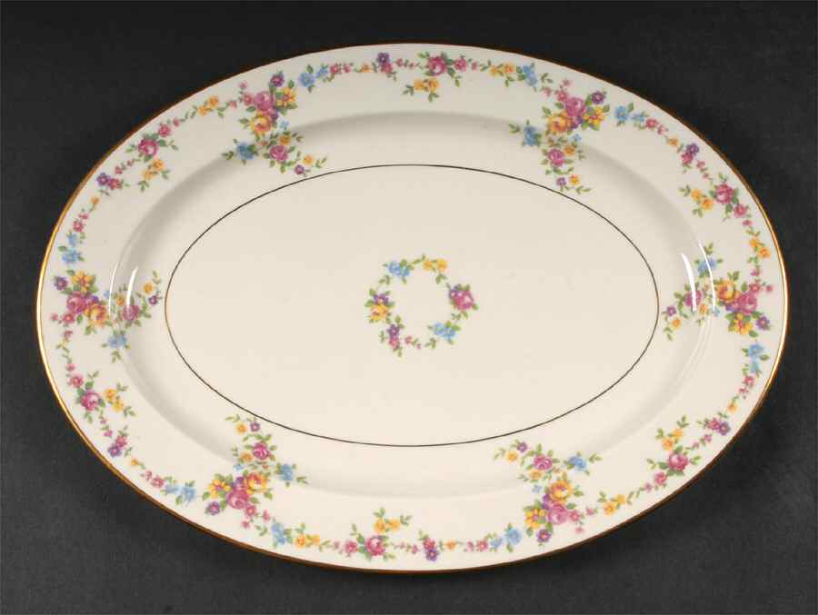 Peggy Shippen 14" Oval Serving Platter by Lamberton-1